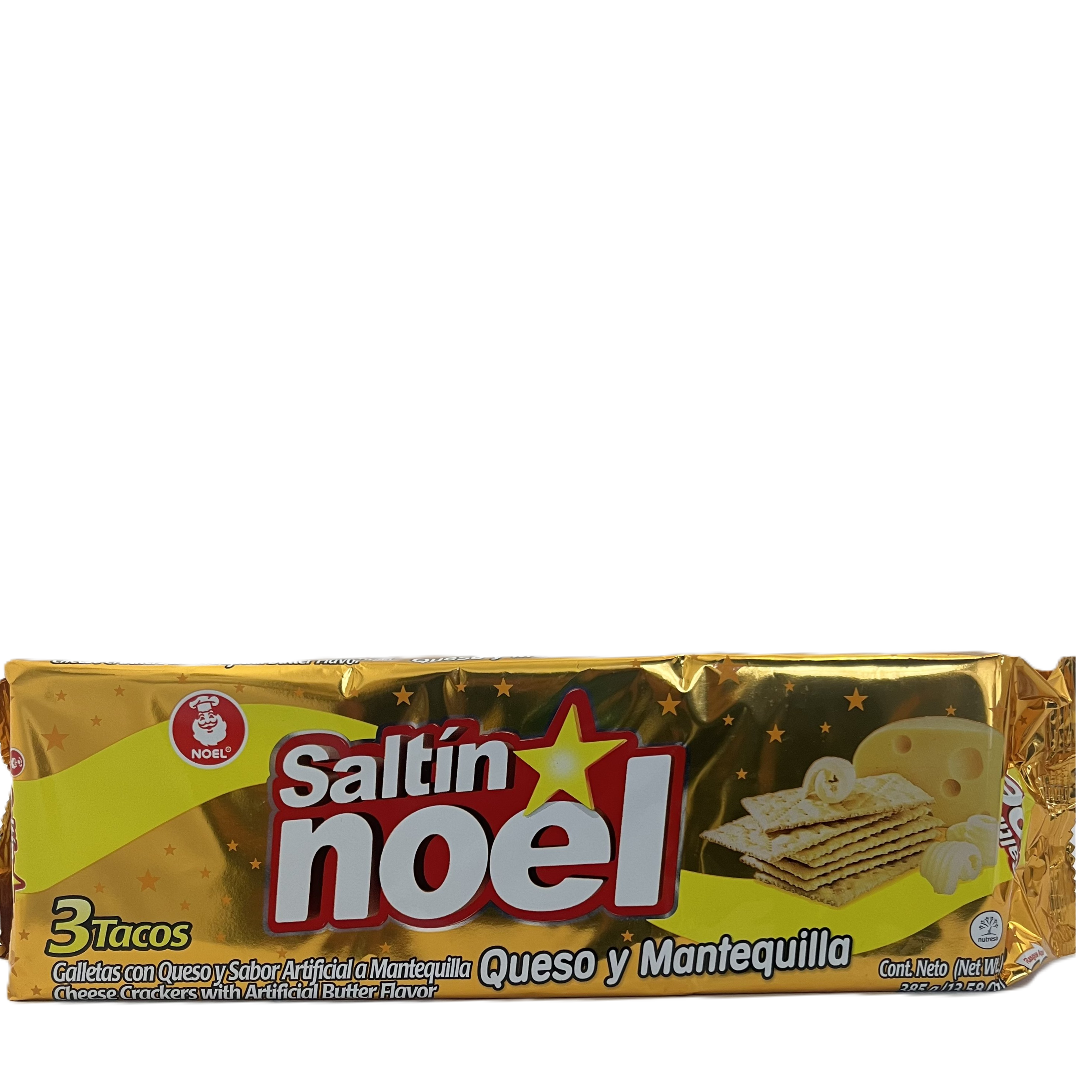 Saltin Noel queso y mantequilla
